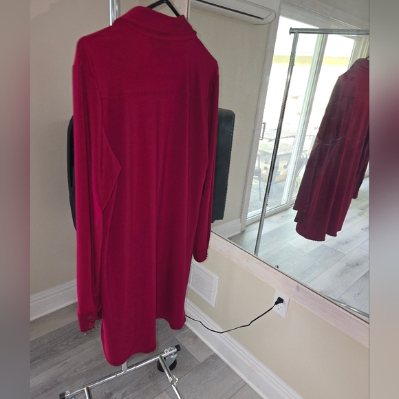 NINA LEONARD TUNIC WINE - Picture 3 of 6